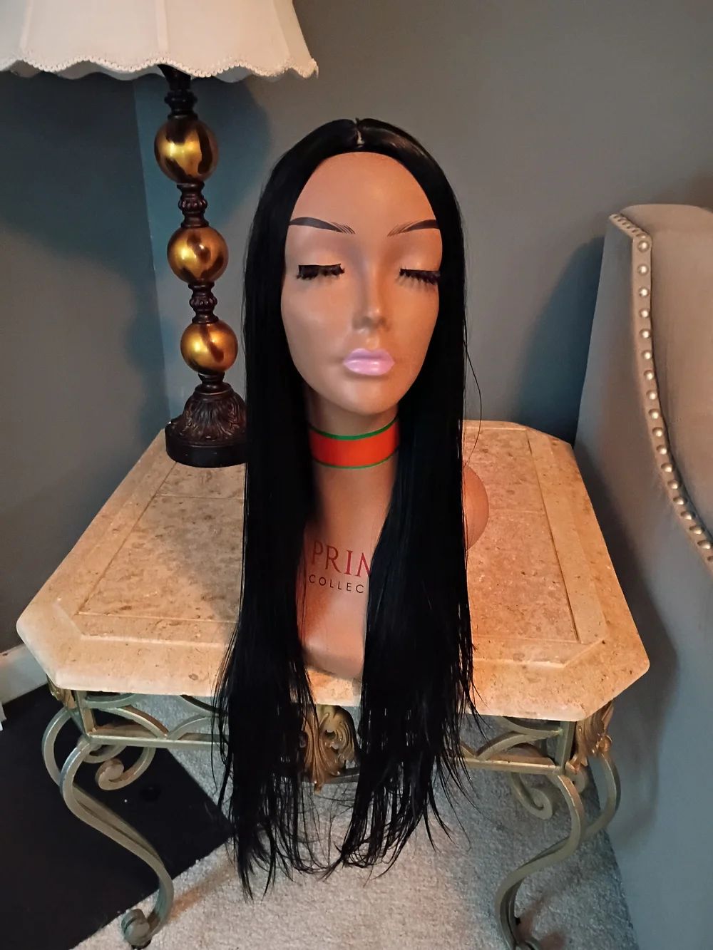 Black Long Straight Wig - Sleek Everyday Style